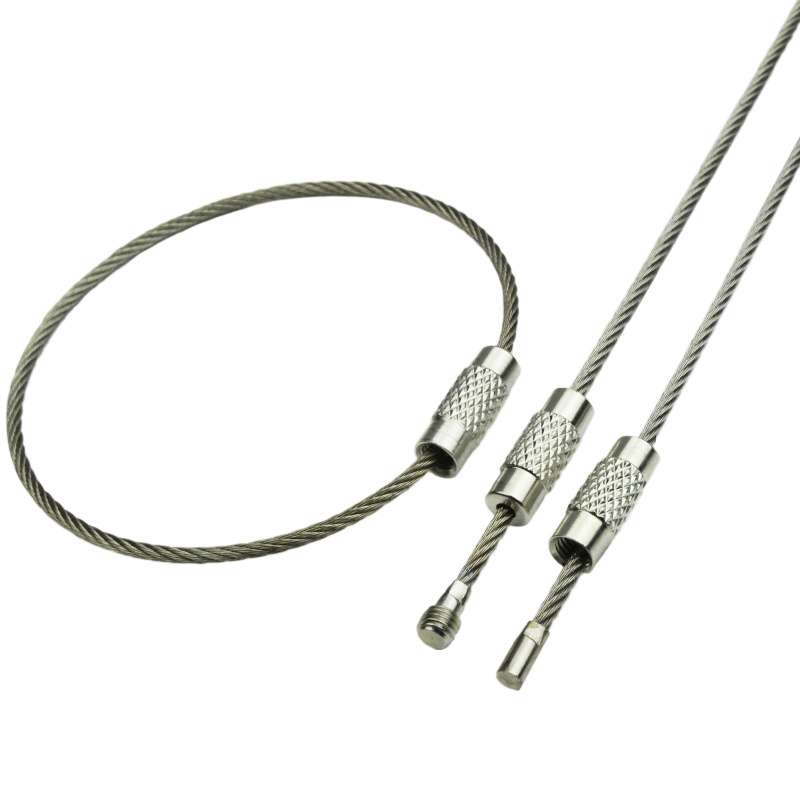 Produktbild von 2x Drahtseilverbinder Aus Edelstahl Mit Linksgewinde M6 – Für Kabel 3–4 Mm, 80x11,8 Mm, Für Seile Und Spannsysteme